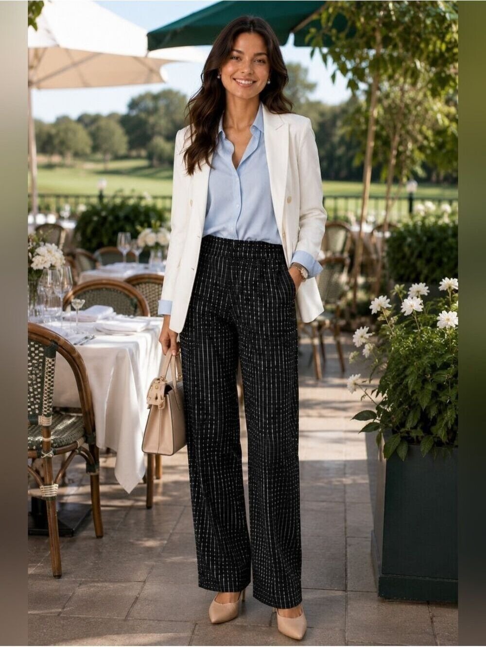 APT. 9 Petite Windowpane Plaid Dress Pants Career Office Trousers 14P